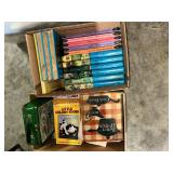 Assorted Book Lot with Lunch Box