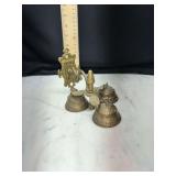 Vintage Brass Triple Door Bell