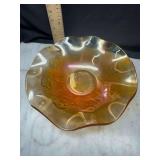iris and herringbone carnival Bowl