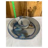 Tested By Fire Pottery Inc Chip and Dip Serving Set