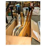 Assorted Wooden Tennis Rackets Lot of 5