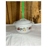 Correlle Casserole Dish with Fruit and Lid
