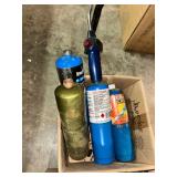 Bernzomatic Propane Cylinders and Torch Head Lot