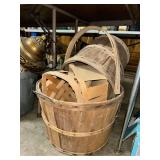 Wooden Bushel Baskets and Crates