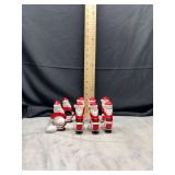 Set of Santa Claus Napkin Rings