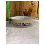 Pyrex homestead pattern casserole