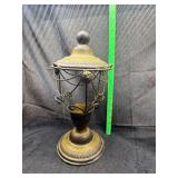 Metal art candle lantern