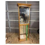 Oak Framed Glass Display Case