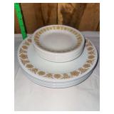CorningWare Corelle Butterfly Gold Dinnerware Set