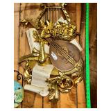 vintage syroco musical wall plaque