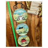 Decorative Wall Display with Three Plates