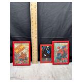 Framed Spider-Man Comic Panels Set of 3