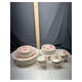 Copeland Spode Aster Pattern Dinnerware Set England