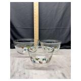 Anchor Hocking Glass Mixing Bowl Set