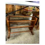 Wooden Quilt Rack