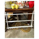 White Wood Three-Tier Wall Shelf