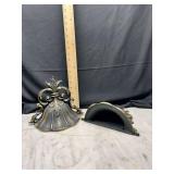 Pair of Faux Metal Wall Pockets