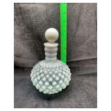 Moonstone Opalescent  Glass Decanter with Stopper