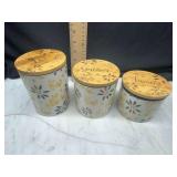 Temp-tations by Tara small Canister/jar Set of 3