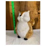 Ceramic Squirrel Cookie Jar