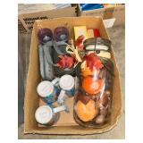 Box Lot of Assorted Household Decor and Mugs