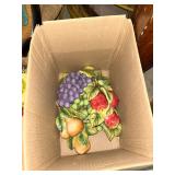 Glazed Fruit Wall Plaque