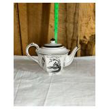 Sadler Teapot Castle Transferware Made in England
