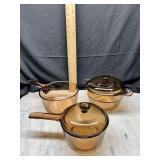 vision ware Cookware Set with Lids