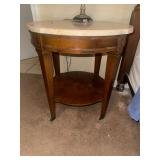 Upholstered wood vanity bench