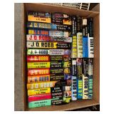 Box of J.D. Robb hardback books