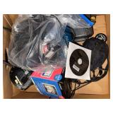 Box with Garmin and cameras