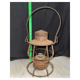Antique railroad lantern