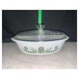 Glasbake primrose dream baking dish with lid