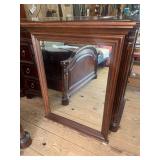 Modern dresser mirror wood framed