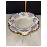 Hand painted decorative footed bowl Bavaria