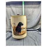 Wilco Leather Goods Inc. Black Labrador Ice Bucket