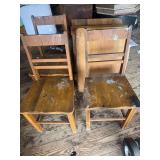 Vintage table and 3 chairs