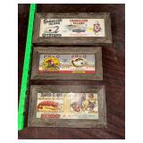 Framed vintage cigar advertising