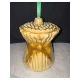 1950s golden wheat sheaf cookie jar