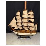 USS Constitution wooden model ship