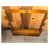 Vintage wooden gun rack