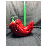 Ceramic Chili Pepper Shaped Canister
