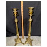 Brass candle stick holders