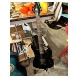 Fuel by Orange Black Electric Guitar with Strap