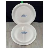 2 Corning ware blue flower pie plates
