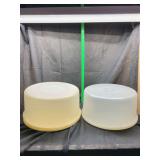 2 Tupperware cake takers