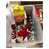 Storage Bin with Holiday Decor and Star Shower Slide Show