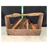 Primitive shoe shine caddy