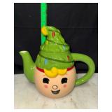 Temp-rations Christmas elf teapot