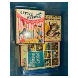 Tote of vintage little golden books and other children’s books